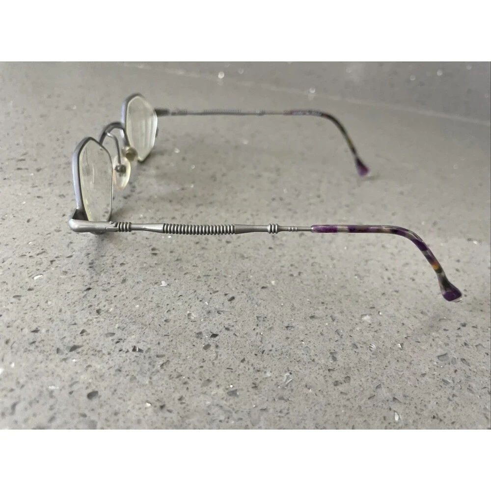Vintage Eyeglasses FRAMES ONLY Casanova style Multicolored Italy M 450 44-22